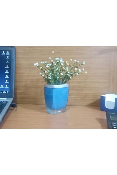 STOREMAX metrashop ΠΕΡΙΛΑΜΒΑΝΕΤΑΙ, ΒΑΣΟ ΠΕΡΙΛΑΜΒΑΝΕΤΑΙ, ΛΟΥΛΟΥΔΙΑ ΣΕ ΒΑΣΟ, ΛΕΥΚΟ ΤΕΧΝΗΤΟ ΛΟΥΛΟΥΔΙ, ΔΙΑΚΟΣΜΗΤΙΚΟ ΒΑΣΟ ΓΚΡΙ ΜΠΛΕ ΠΟΛΥΡΕ