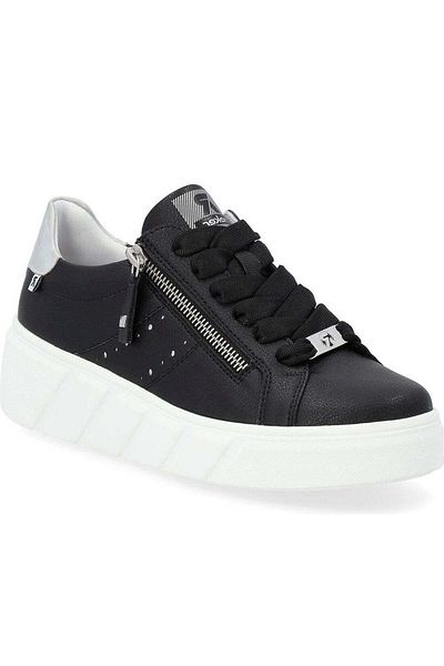 Rieker Black Trainers Womens Shoes