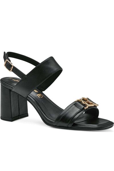 Tamaris Black Sandals Womens Shoes