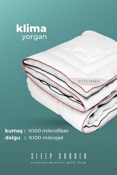 Sleep Garden Air Conditioned Quilt Double 195X215 with Interlining Bag