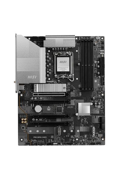 MSI Pro Z890-S Wifi Ddr5 8600Mhz Oc Rgb M.2 1851P Atx Motherboard