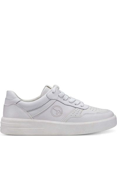 Tamaris White Trainers Womens Shoes