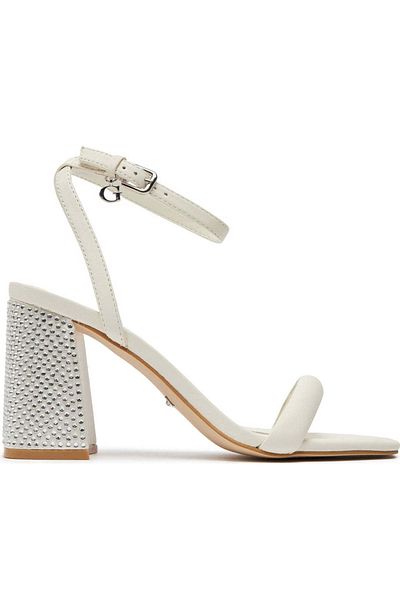 Guess White Sandals Womens Shoes