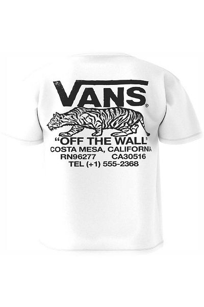 Vans Tricou alb Sneaky SS pentru bărbați - VN000M3YWHT1