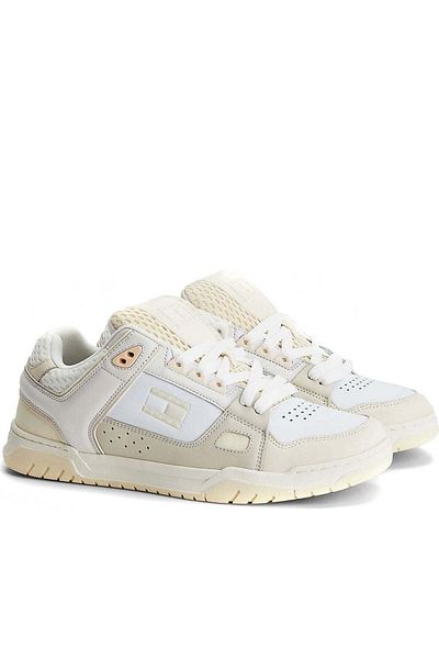 Tommy Jeans Beige Trainers Mens Shoes