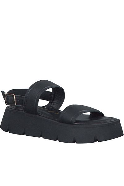 Tamaris Black Sandals Womens Shoes
