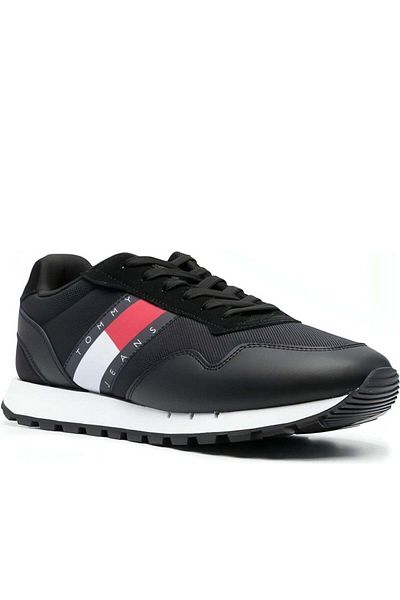 Tommy Jeans Pantofi negri pentru bărbați
