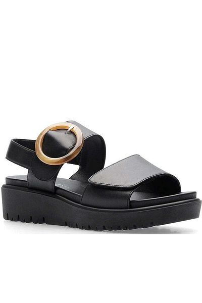 ARA Black Sandals Womens Shoes