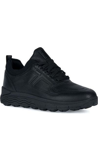 Geox Black Trainers Mens Shoes