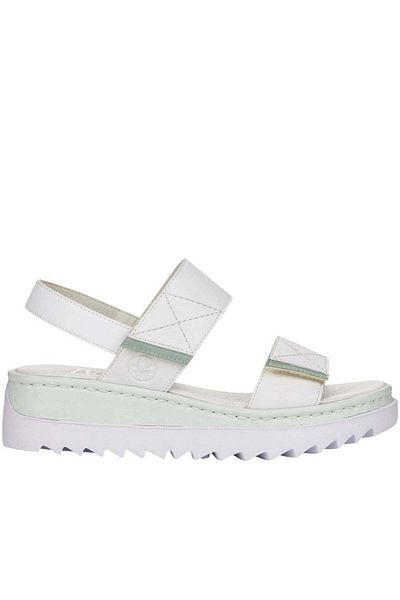 Rieker White Sandals Womens Shoes