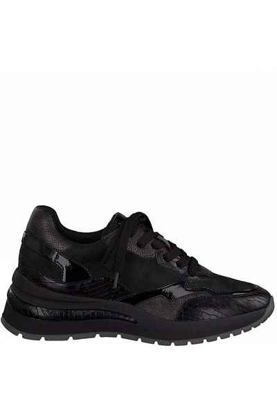 Tamaris Black Trainers Womens Shoes
