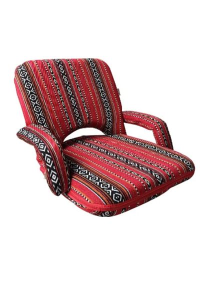 Cady One Foldable ground chair with adjustable back angle for camping and trekking