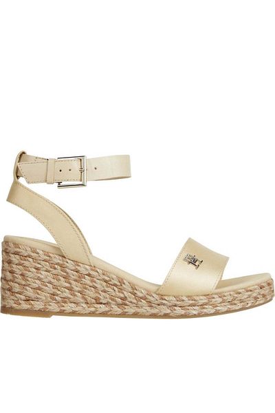 Tommy Hilfiger Beige Sandals Womens Shoes