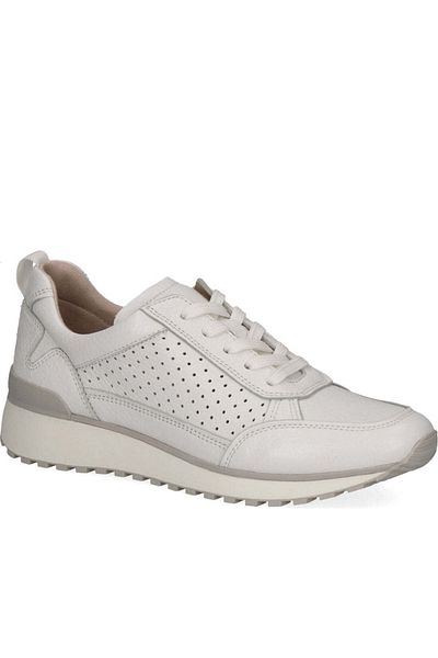 Caprice White Trainers Womens Shoes