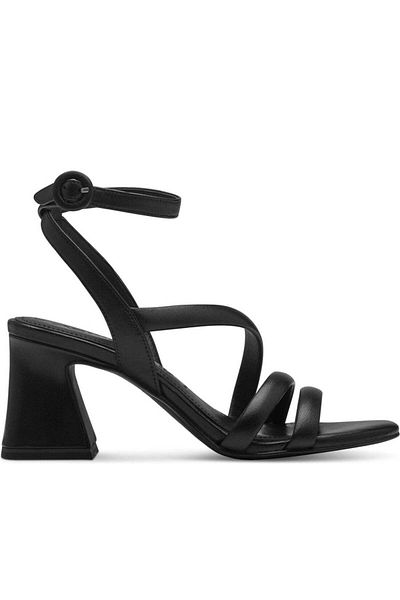 Tamaris Black Sandals Womens Shoes