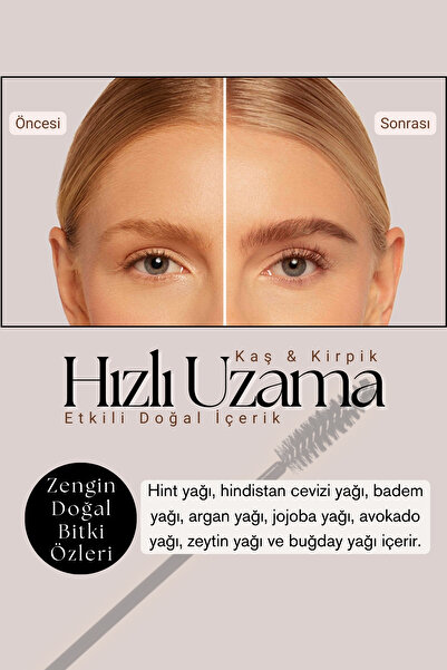 AMANOS BEAUTY Premium Natural Plant Extract Eyebrow and Eyelash Serum - Fast and Healthy Growth Effect