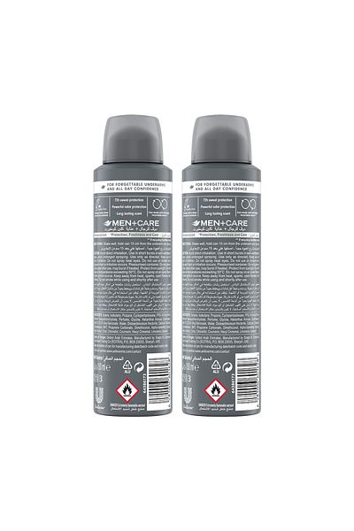 Dove Men +Care Antiperspirant Deodorant Spray, Clean Comfort, Vitamin E, Moisturizer, 150ml