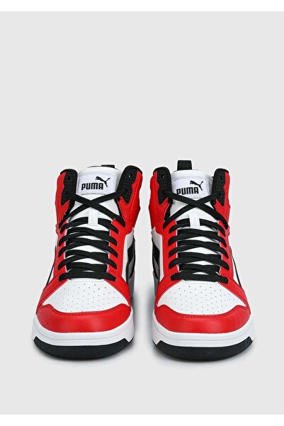 Puma Rebound V6 Red White Men's Shoes 39232604 -02