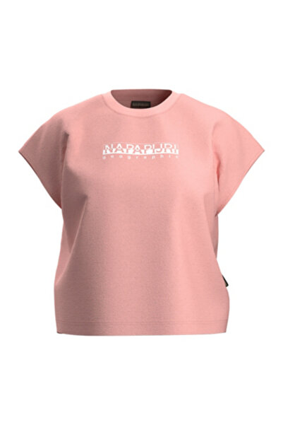 Napapijri Tricou imprimat roz pentru femei Napapijri S-Box W SSL P1I Ροζ σολομός