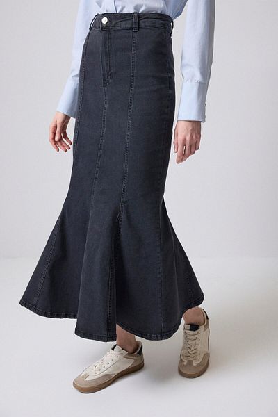 Touché Privé FUSTA DE PESCUIT DIN DENIM