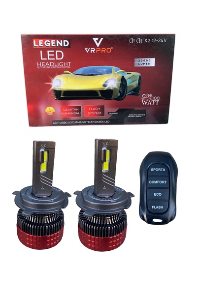 EKT VR PRO LEGEND KUMANDALI H4 LED FAR AMPÜLÜ