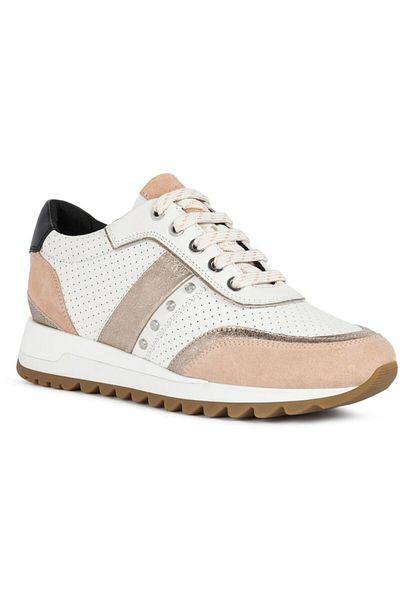 Geox Pantofi albi pentru femei