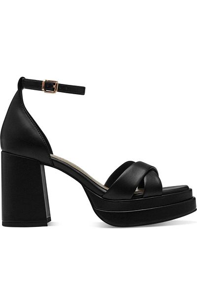 Marco Tozzi Black Sandals Womens Shoes