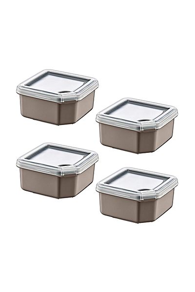 Smartware Terra 350 ml 4-Piece Q-Box Storage Container Set