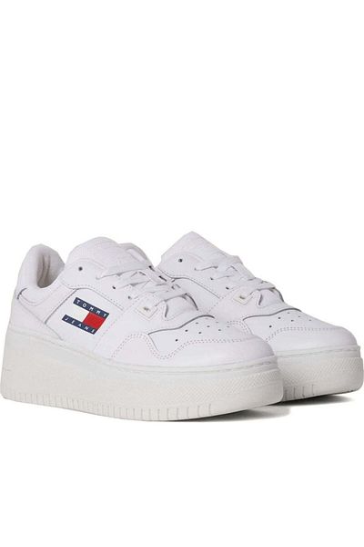 Tommy Jeans Pantofi albi pentru femei