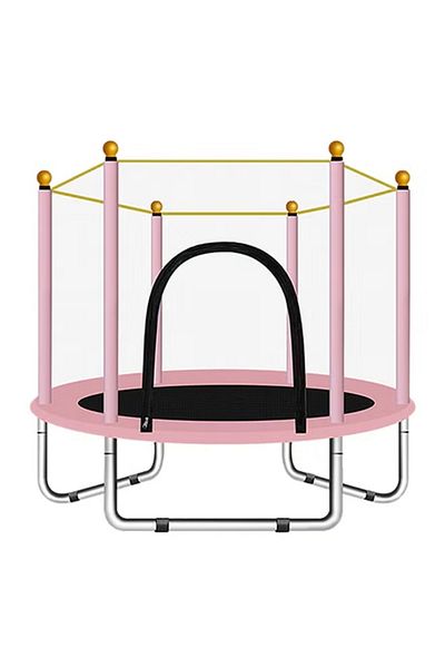 Fitness World Bounce and trampoline with safety net for children for outdoor and indoor places