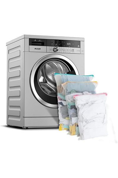 STOREMAX Zippered Laundry Net (Set of 3)