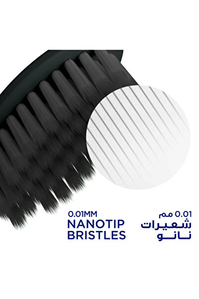 Signal Sensisoft Toothbrush, soft bristle for gum care, Charcoal, 4 layers of plaque removal