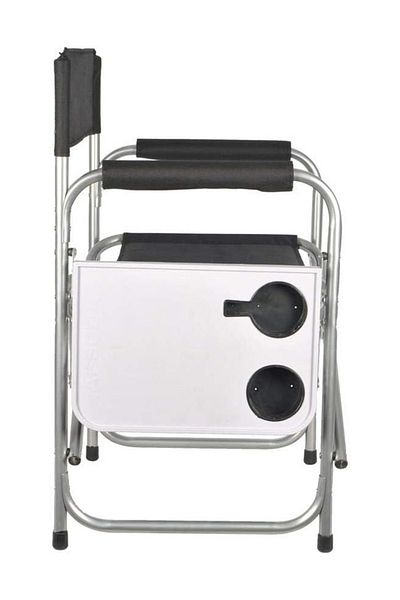 Cady One Lightweight Portable Folding Chair with Side Table and Cup Holders for Camping and Hiking