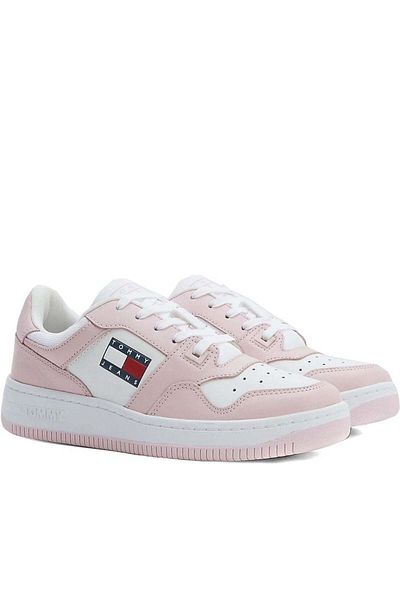 Tommy Jeans Pink Trainers Womens Shoes