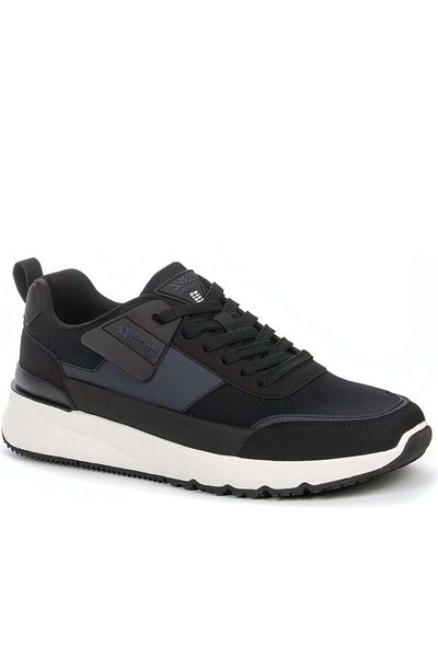 CROSBY Black Trainers Mens Shoes