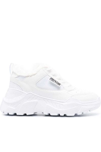 VERSACE JEANS COUTURE White Trainers Womens Shoes