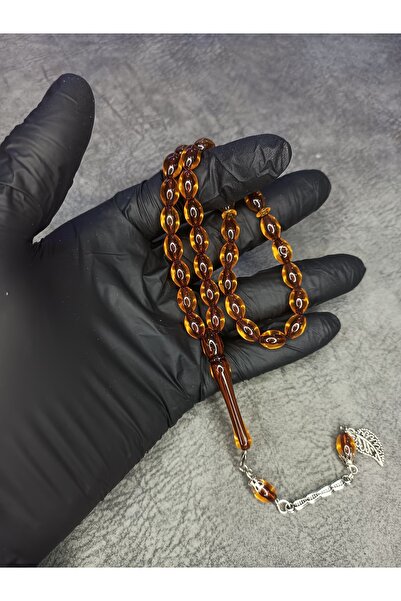 Mos Tespih Orange Powdered Amber Rosary