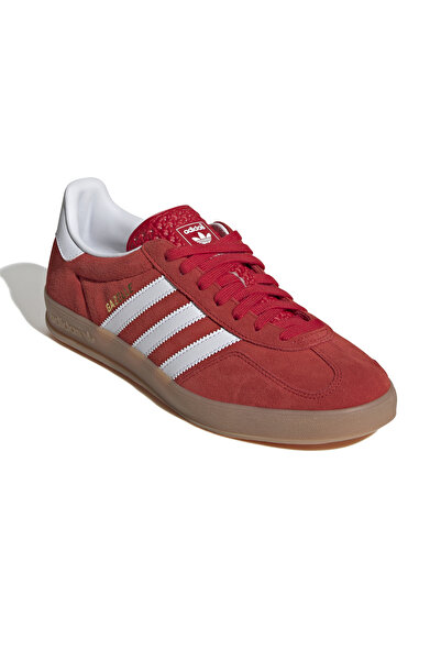 adidas Gazelle Indoor Erkek Günlük Ayakkabı JI2063 Kırmızı