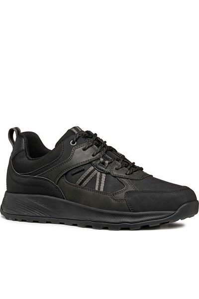 Geox Black Trainers Mens Shoes