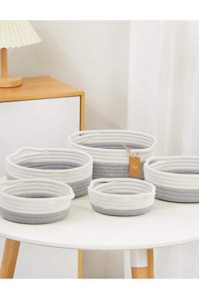 HomeTurko Набір з 5 кошиків, Набір кошиків для зберігання, Органайзер, Набір ...