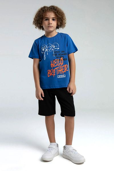 Rolypoly Cycling Neck 100% Cotton Boys Shorts Suit