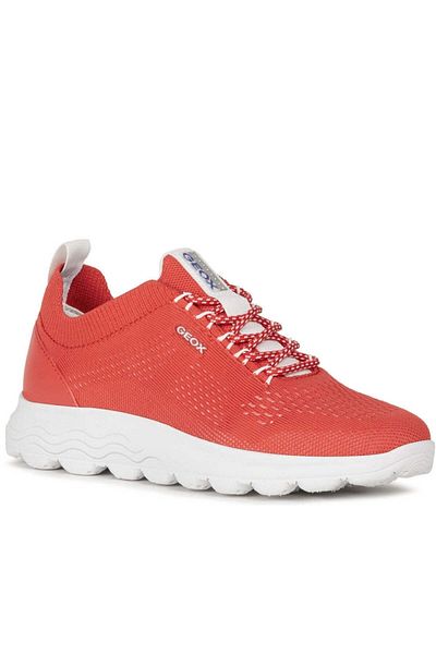 Geox Red Flats Womens Shoes