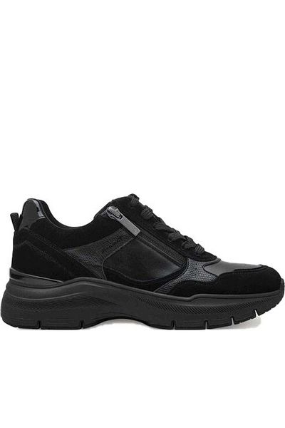 Tamaris Black Trainers Womens Shoes