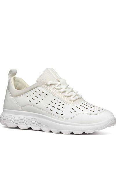 Geox Pantofi albi pentru femei