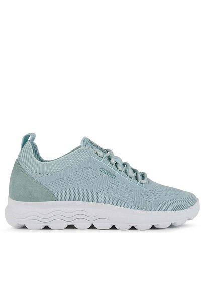 Geox Green Flats Womens Shoes