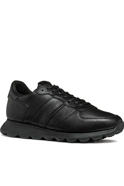 Geox Black Trainers Mens Shoes