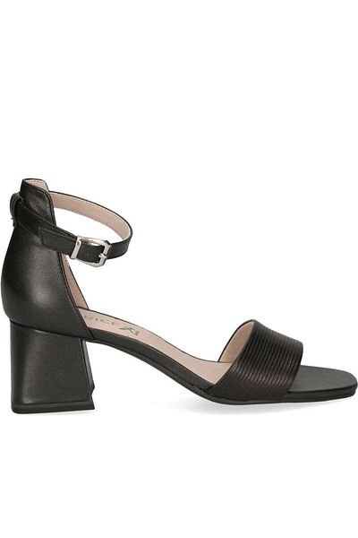 Caprice Black Sandals Womens Shoes