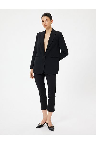 Koton Regular Fit Crop Leg Cigarette-Hose