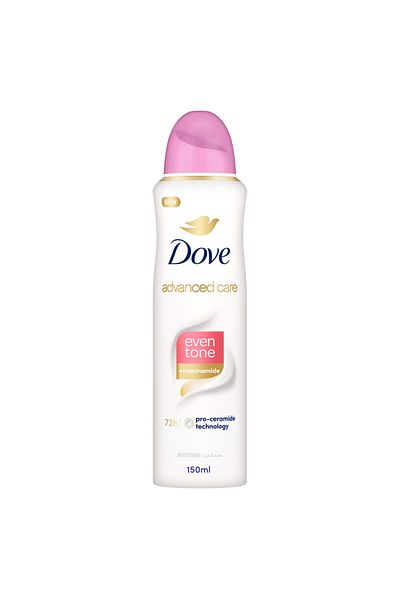 Dove Advanced Care، بخاخ مزيل العرق ومضاد التعرق، لون موحد، 150 مل