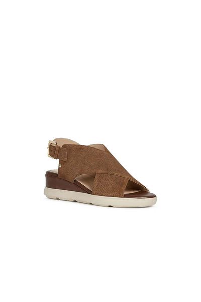Geox Brown Sandals Womens Shoes